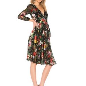 NWT Alice & Olivia Blooming Bouquet Dress Size 6